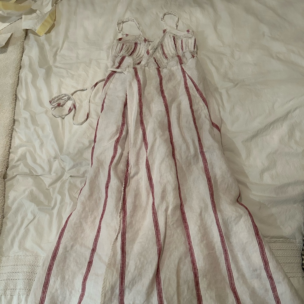 Reformation linen maxi dress worn twice